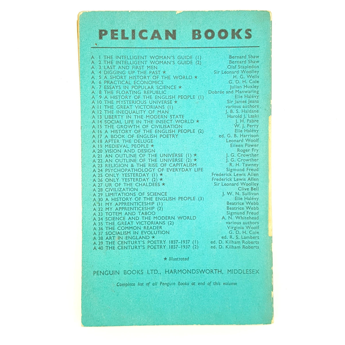 Art in England edited by R. S. Lambert 1938