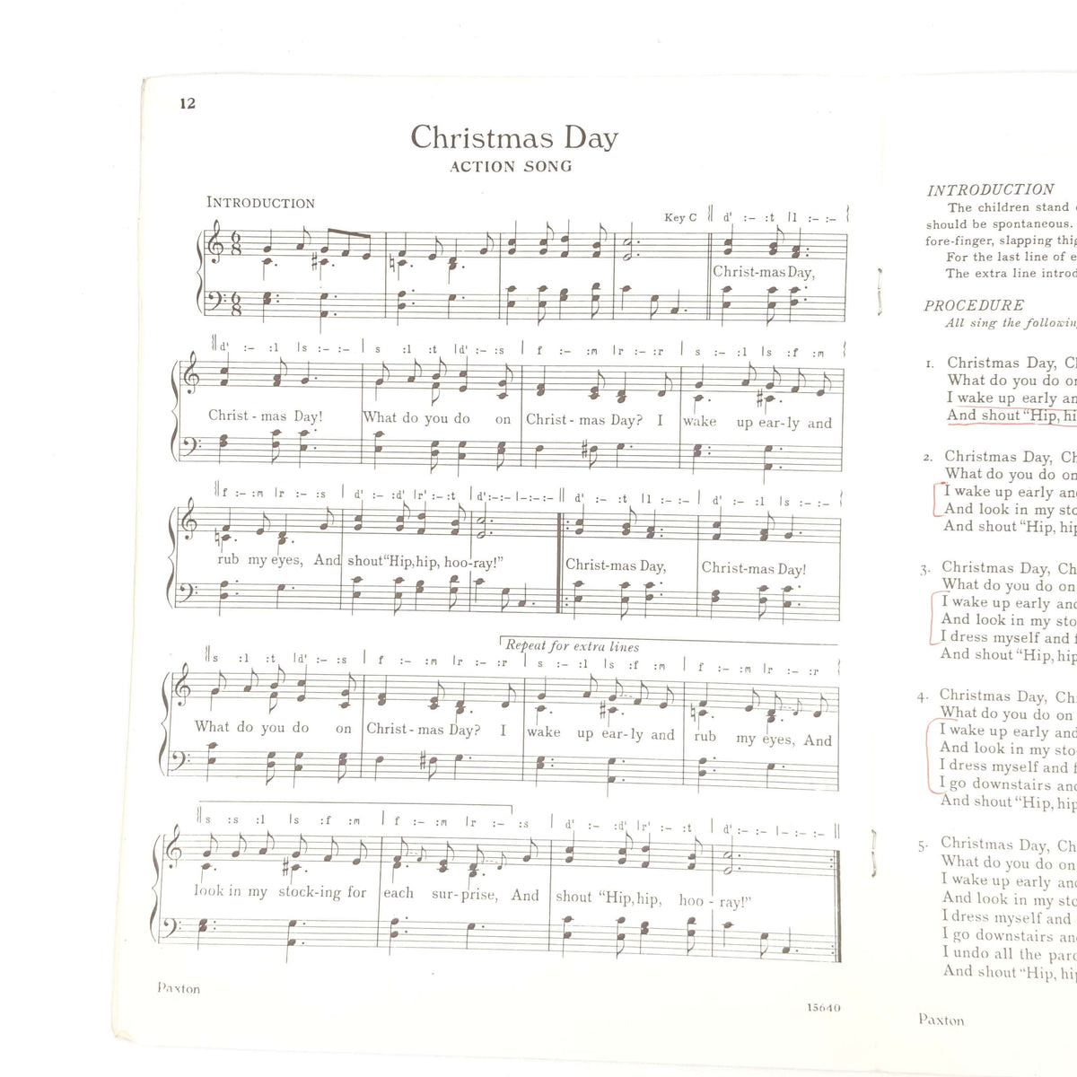 The Children's First Christmas - Paxton 1971