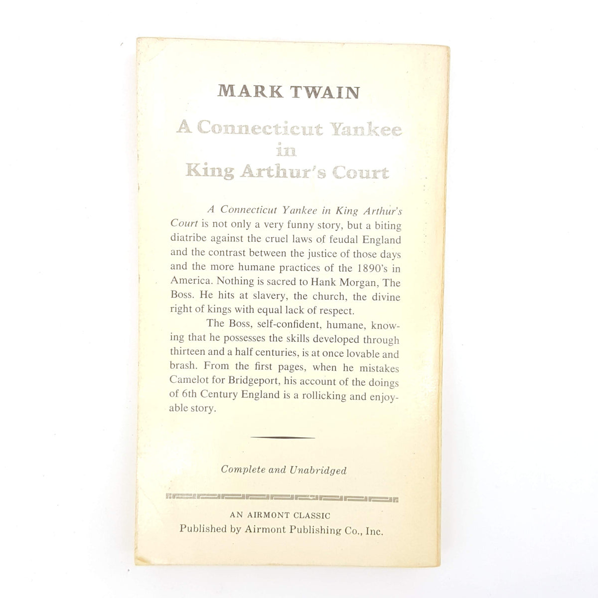 Mark Twain's A Connecticut Yankee in King Arthur's Court 1964