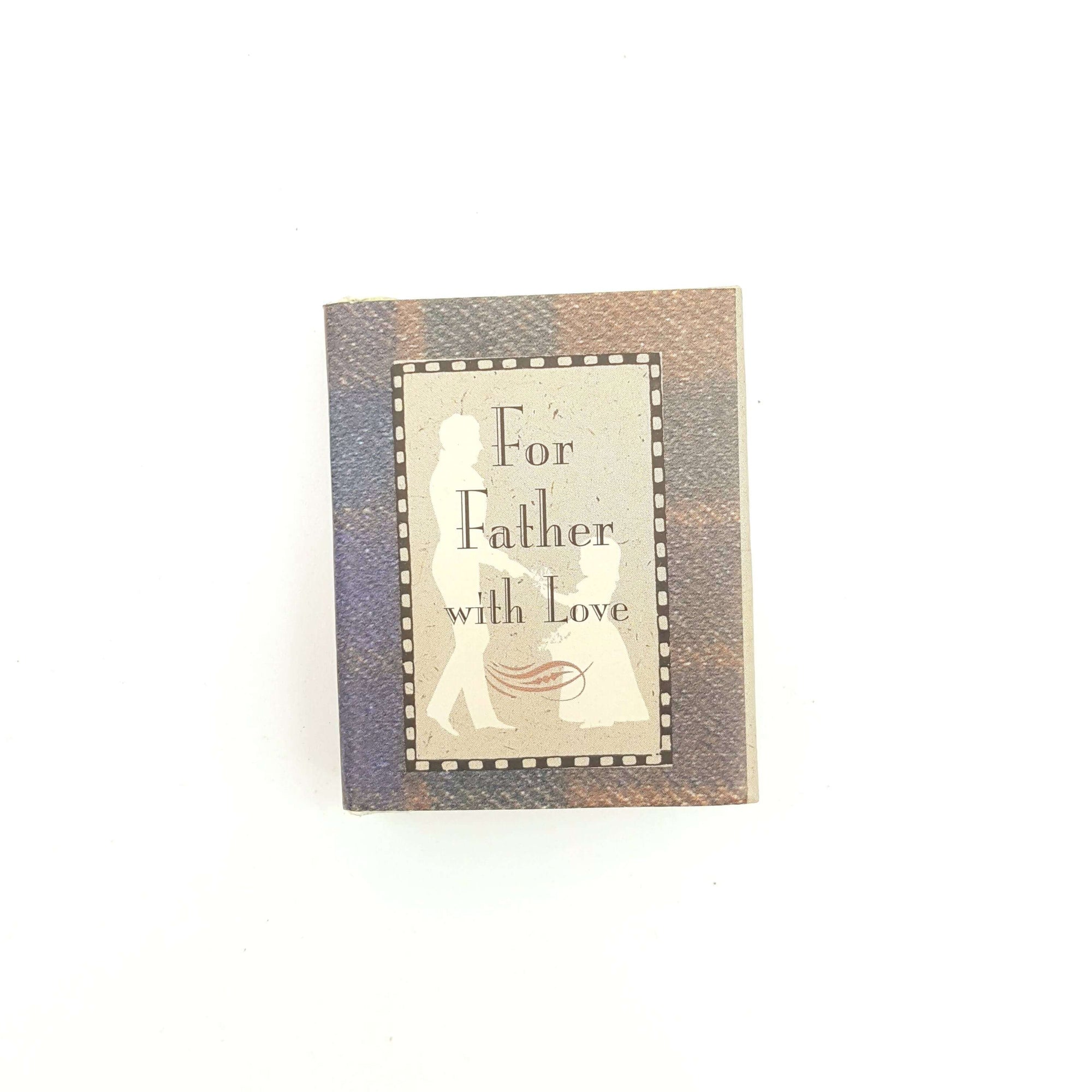 For Father with Love - Miniature Book