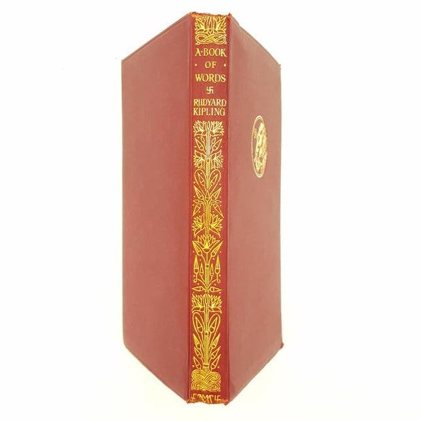 Rudyard Kipling A Book discount of Words 1928 First Edition