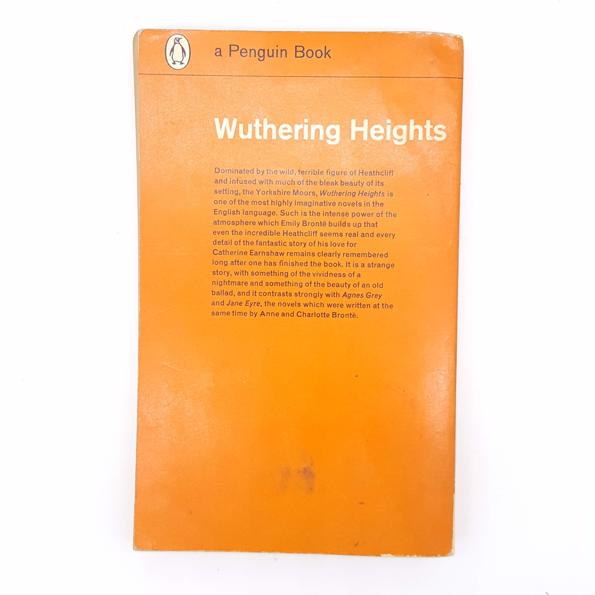 Wuthering Heights by Emily Brontë - Orange Penguin, c.1960s