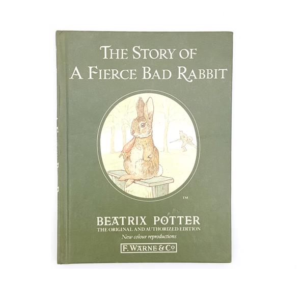 Beatrix Potter’s A Fierce Bad Rabbit - Vintage, Green Cover