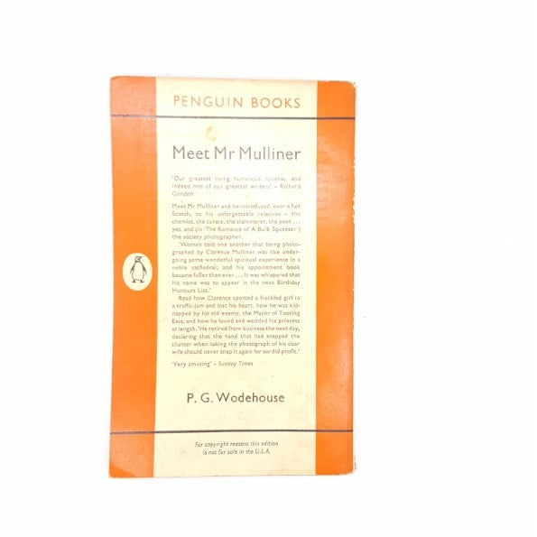 P. G. Wodehouse’s Meet Mr Mulliner 1962 – Penguin