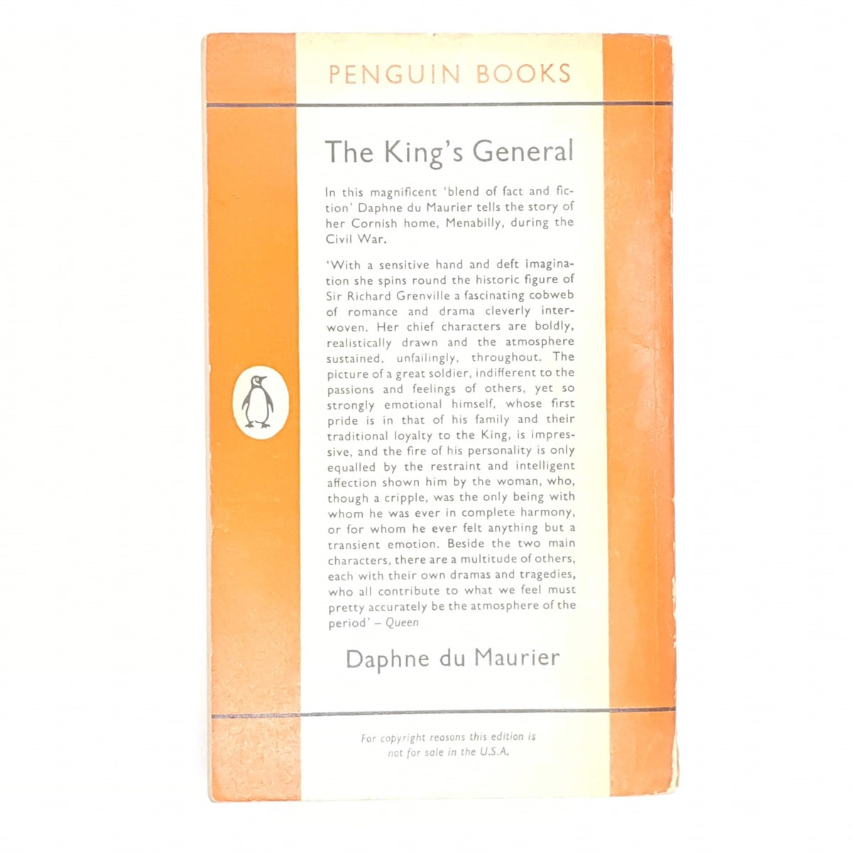 Daphne Du Maurier’s The King’s General 1962