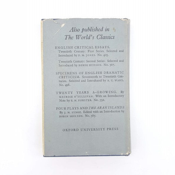 Oscar Wilde’s Selected Writings 1961 – Oxford