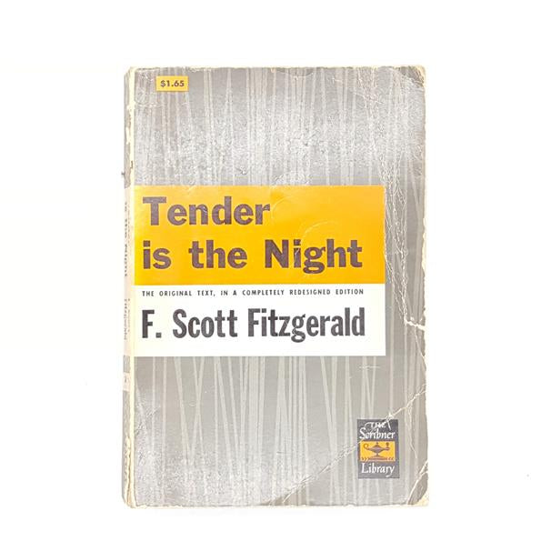Tender is the Night by F. Scott Fitzgerald - Scribners (SL2) 1962