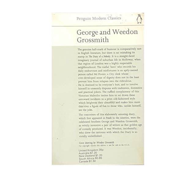 The Diary of Nobody by George and Weedon Grossmith 1971 - Penguin