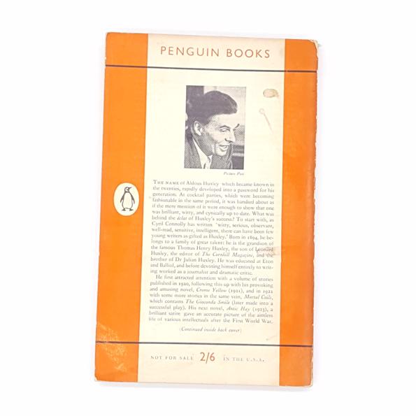 Aldous Huxley’s Antic Hay 1960