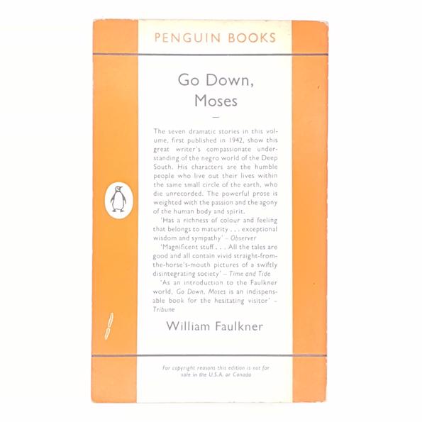 William Faulkner’s Go Down, Moses 1961