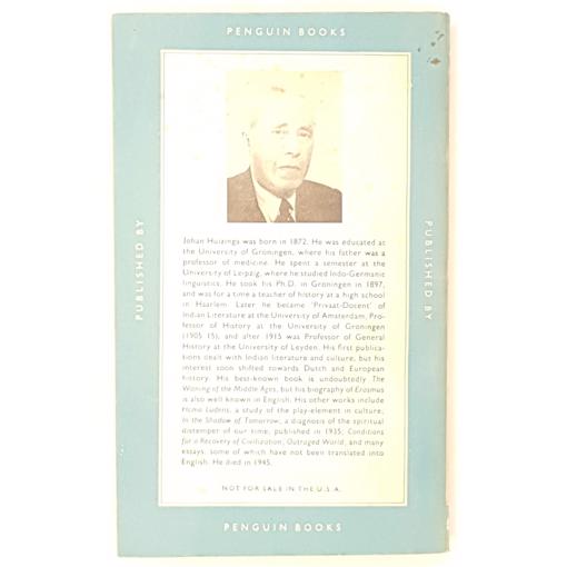 The Waning of the Middle Ages by J Huizinga 1955 - Pelican