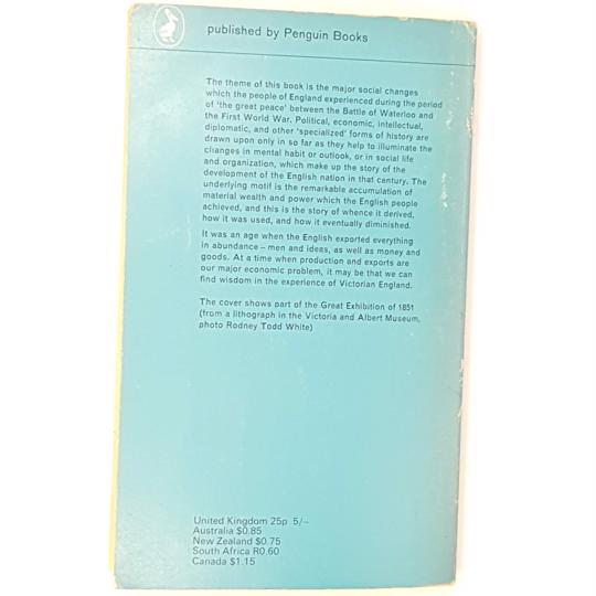 England in the Nineteeth Century by David Thomson 1969 - Pelican