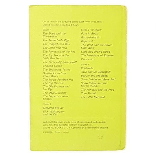 Ladybird 606D Well Loved Tales: Pinocchio 1979