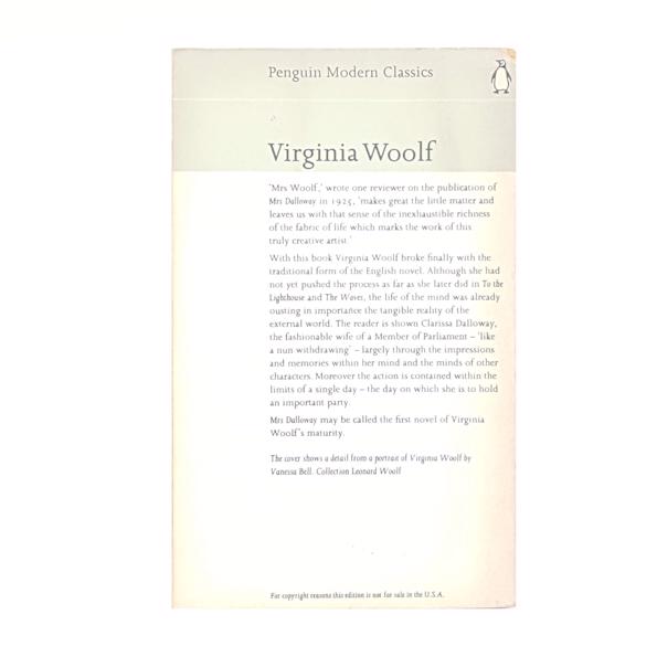 Virginia Woolf’s Mrs Dalloway 1966