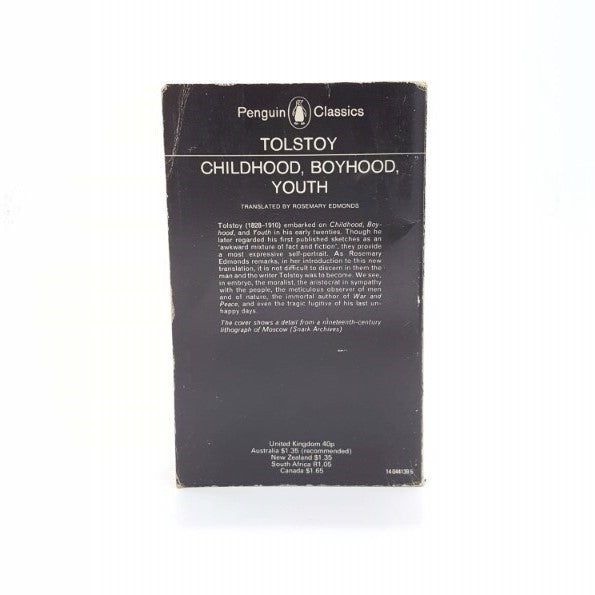 Tolstoy’s Childhood, Boyhood, Youth 1964 – Penguin Classics