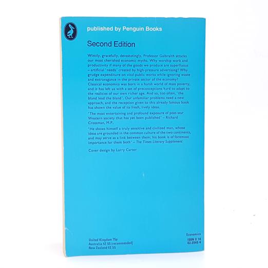 The Affluent Society by John Kenneth Galbraith 1975