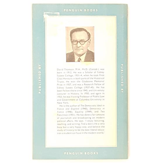 England in the Nineteenth Century by David Thomson 1955 - Pelican