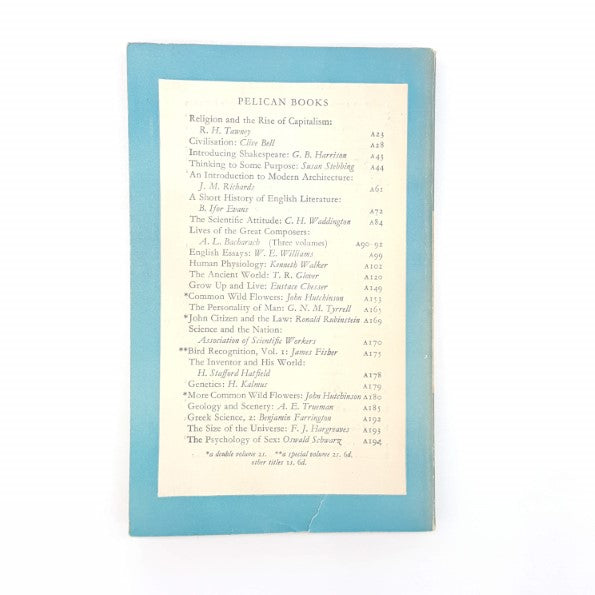 Glass by E. Barrington Haynes 1948 – Pelican Books First Edition