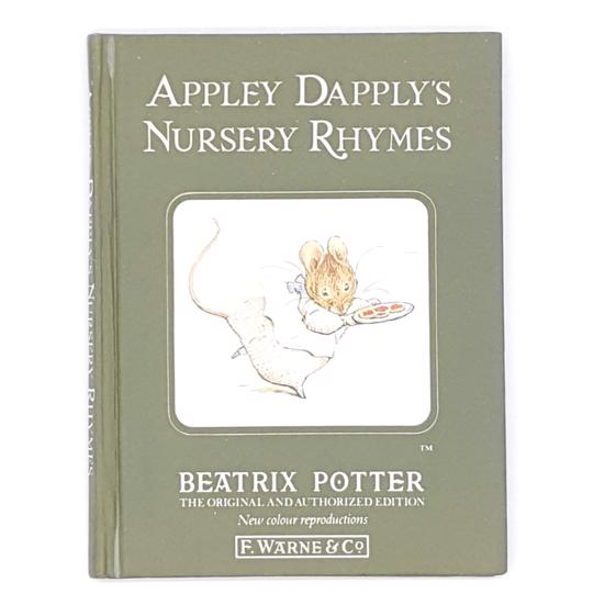 BEATRIX POTTER’S APPLEY DAPPLY’S NURSERY RHYMES - VINTAGE, GREEN COVER