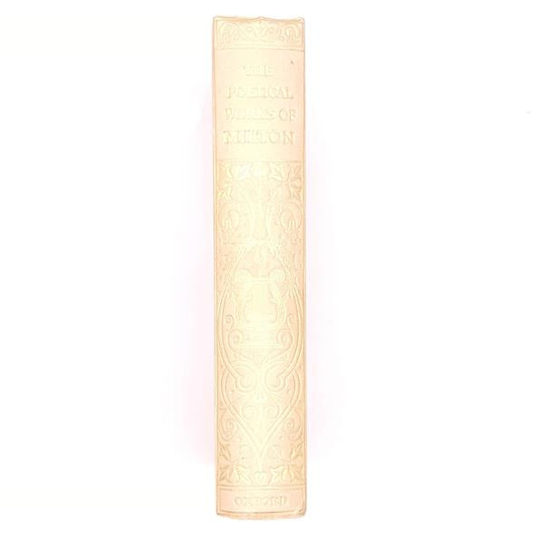 The Poetical Works of Milton - Oxford 1912