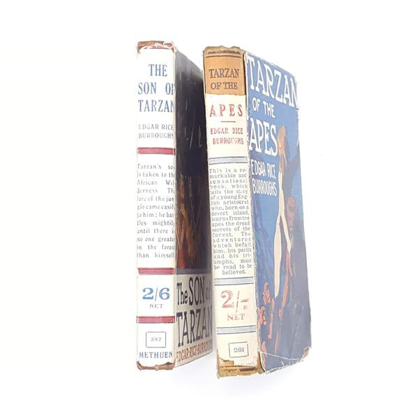 Tarzan by Edgar Rice Burroughs 2 Volume Collection - Methuen 1920s