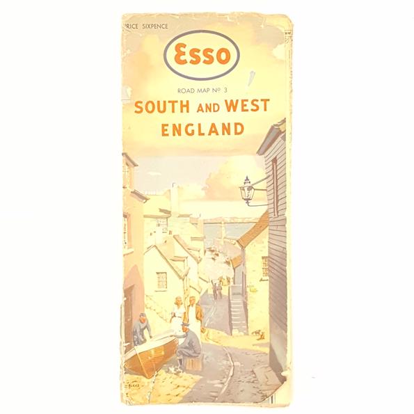 Maps: South and West England - Esso
