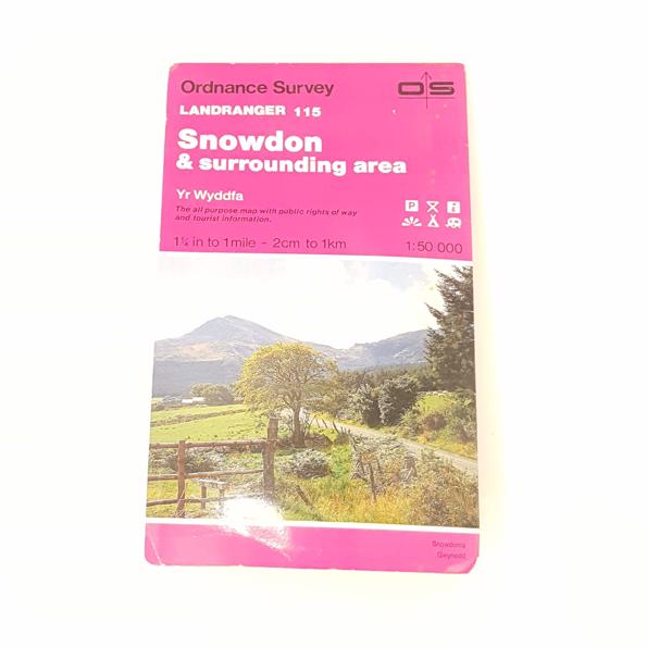 Maps: Snowdon &amp; Surrounding Area - Ordnance Survey