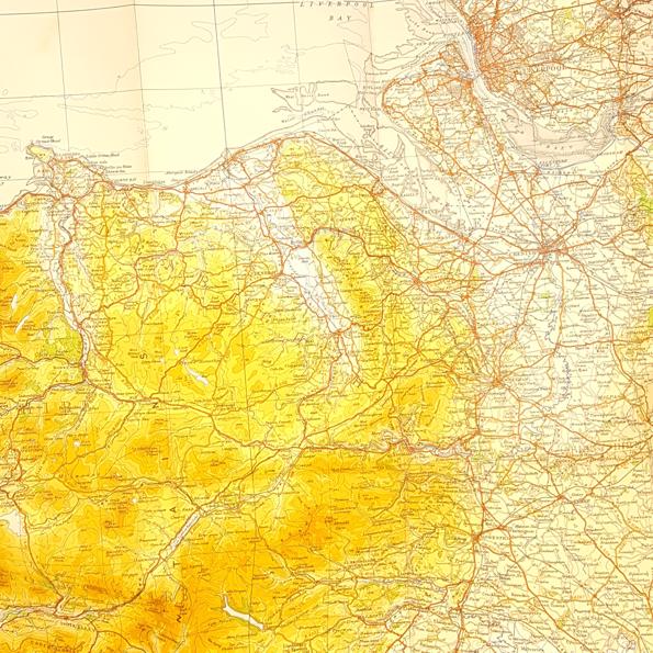 Maps: North Wales &amp; Manchester 1946 - OS