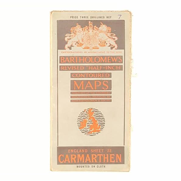 Bartholomew’s Maps Carmarthen (Sheet 22)