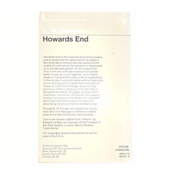 E.M.Forster’s Howards End 1972 | Country House Library - Country House ...