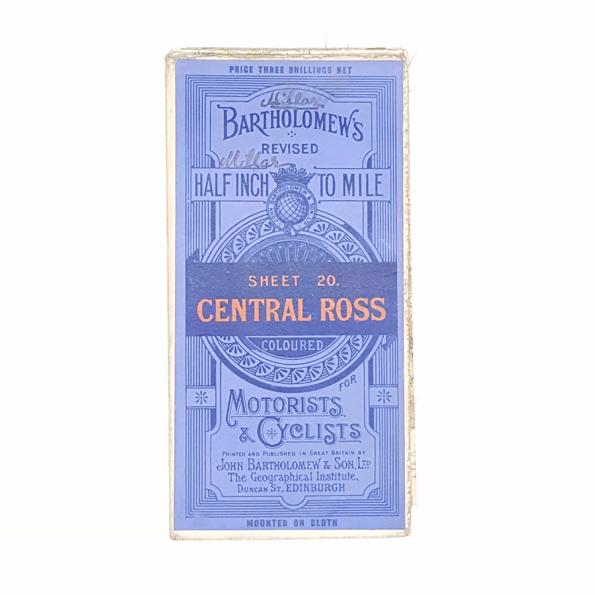Central Ross: Bartholomew’s Half Inch to Mile for Motorists &amp; Cyclists