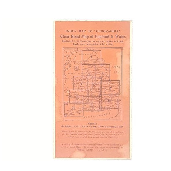 “Geographia” Devon &amp; Cornwall (No. 8) 1923