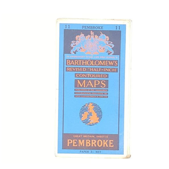 Bartholomew’s Maps Pembroke (Sheet 11) 1961