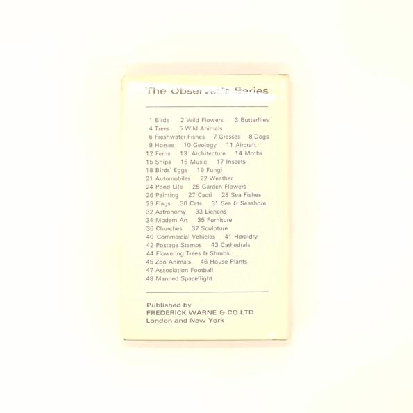 The Observer's Book of House Plants By Stanley B. Whitehead 1972-6