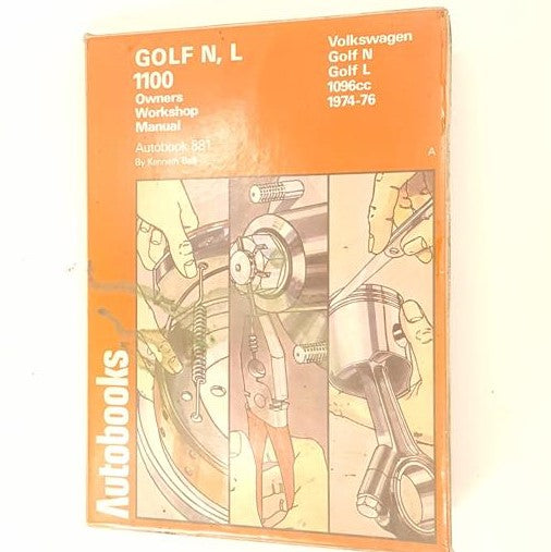 Autobooks 881 Volkswagen Golf N, L, 1100, 1974 - 1976