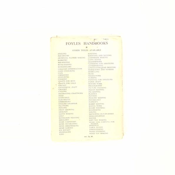 Rabbit Keeping by C.F. Snow 1952