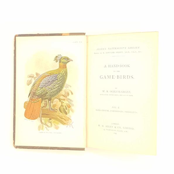 A Handbook to the Game-Birds by W. R. Ogilvie-Grant 1895