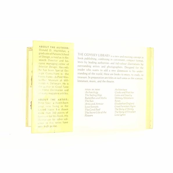 Great Furniture Styles 1660-1830 by Donald D. Macmillan 1965