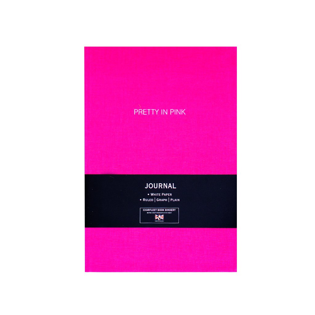 Pretty in Pink - Charfleet A5 Lined Journal