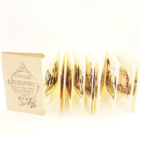 A Comic Alphabet by George Cruikshank c1970