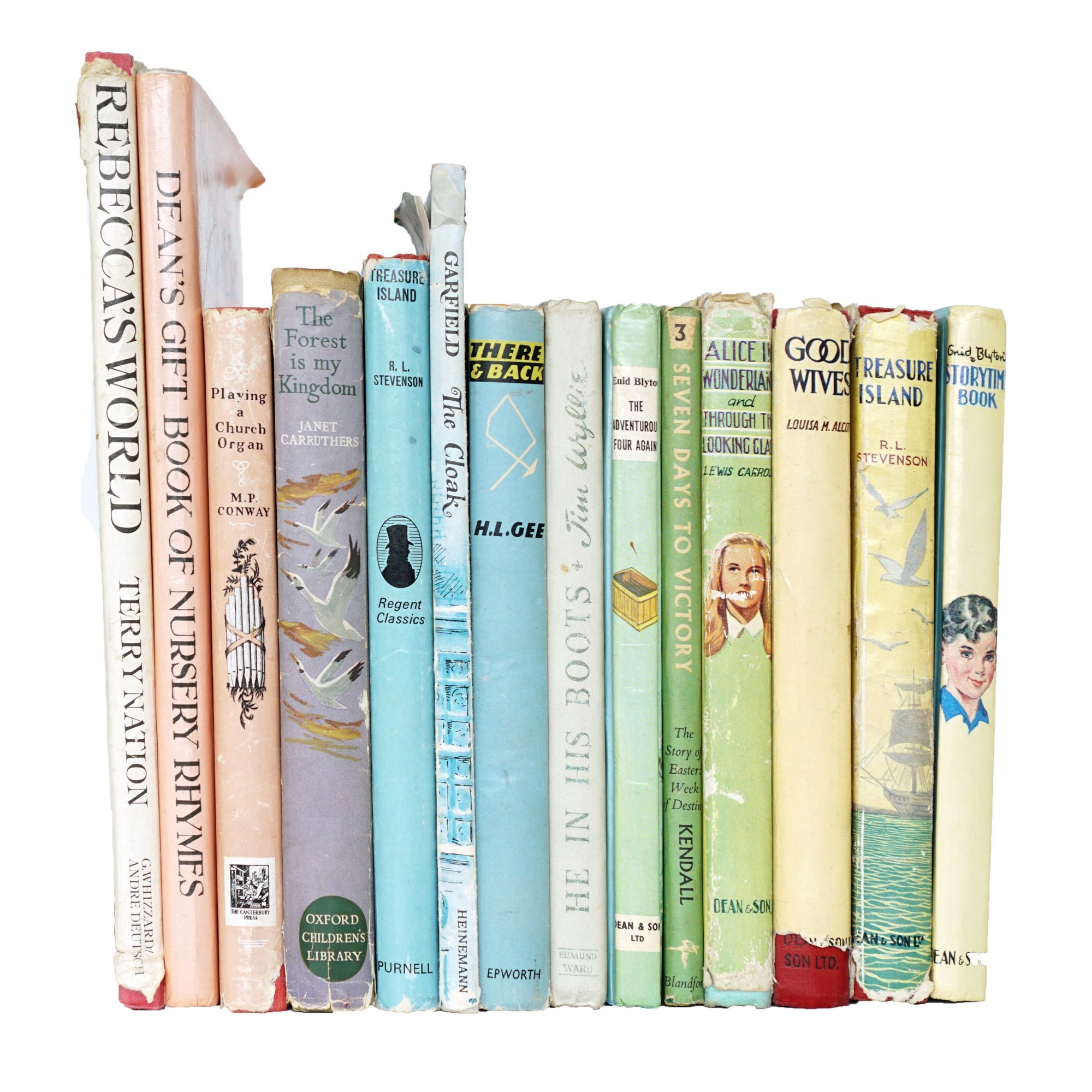 Books By The Foot: Vintage Pastel Collection