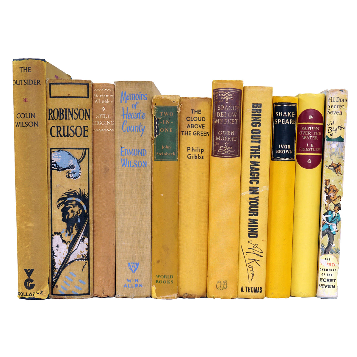 Books By The Foot: Yellow Collection