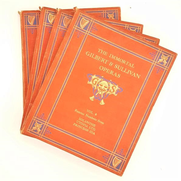The Immortal Gilbert &amp; Sullivan Operas Volumes 1-4 Collection - Country House Library