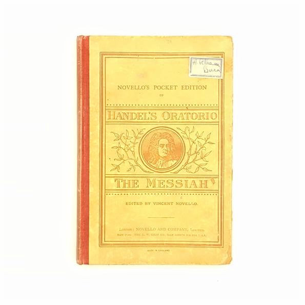 Novello's Pocket Edition of Handel's Oratorio: The Messiah - Country House Library