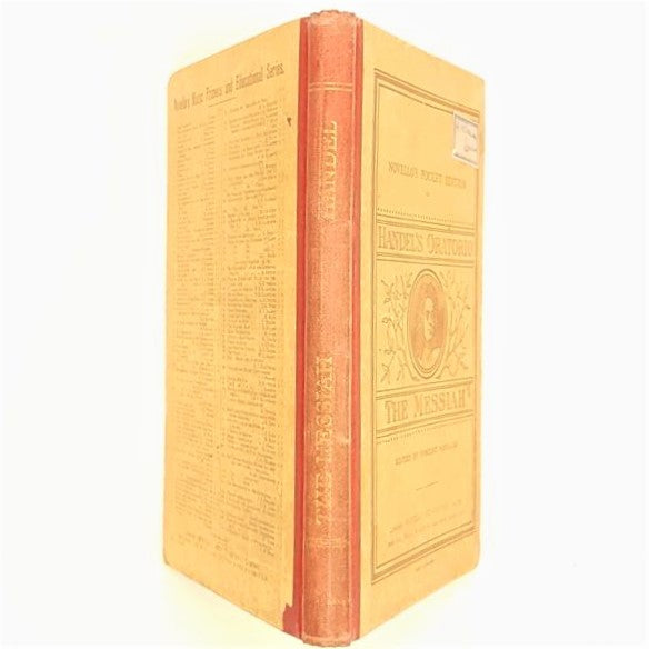 Novello's Pocket Edition of Handel's Oratorio: The Messiah