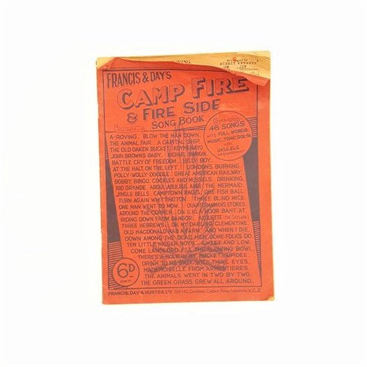 Francis &amp; Day's Camp Fire &amp; Fire Side Song Book - Country House Library