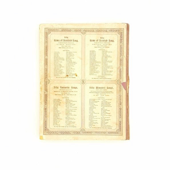 The Globe Song Folio 1898