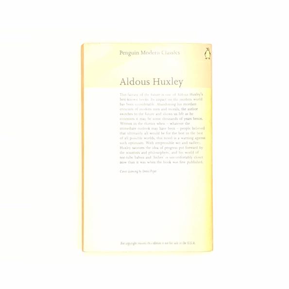 Aldous Huxley's Brave New World 1965