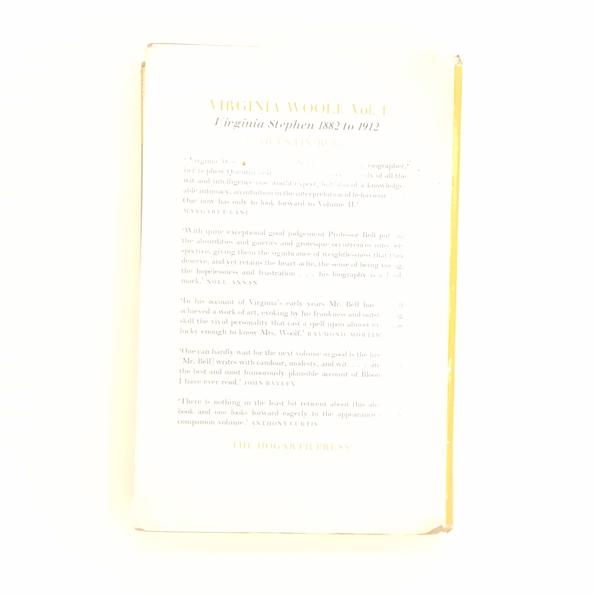 Virginia Woolf: A Biography Volume One by Quentin Bell 1972