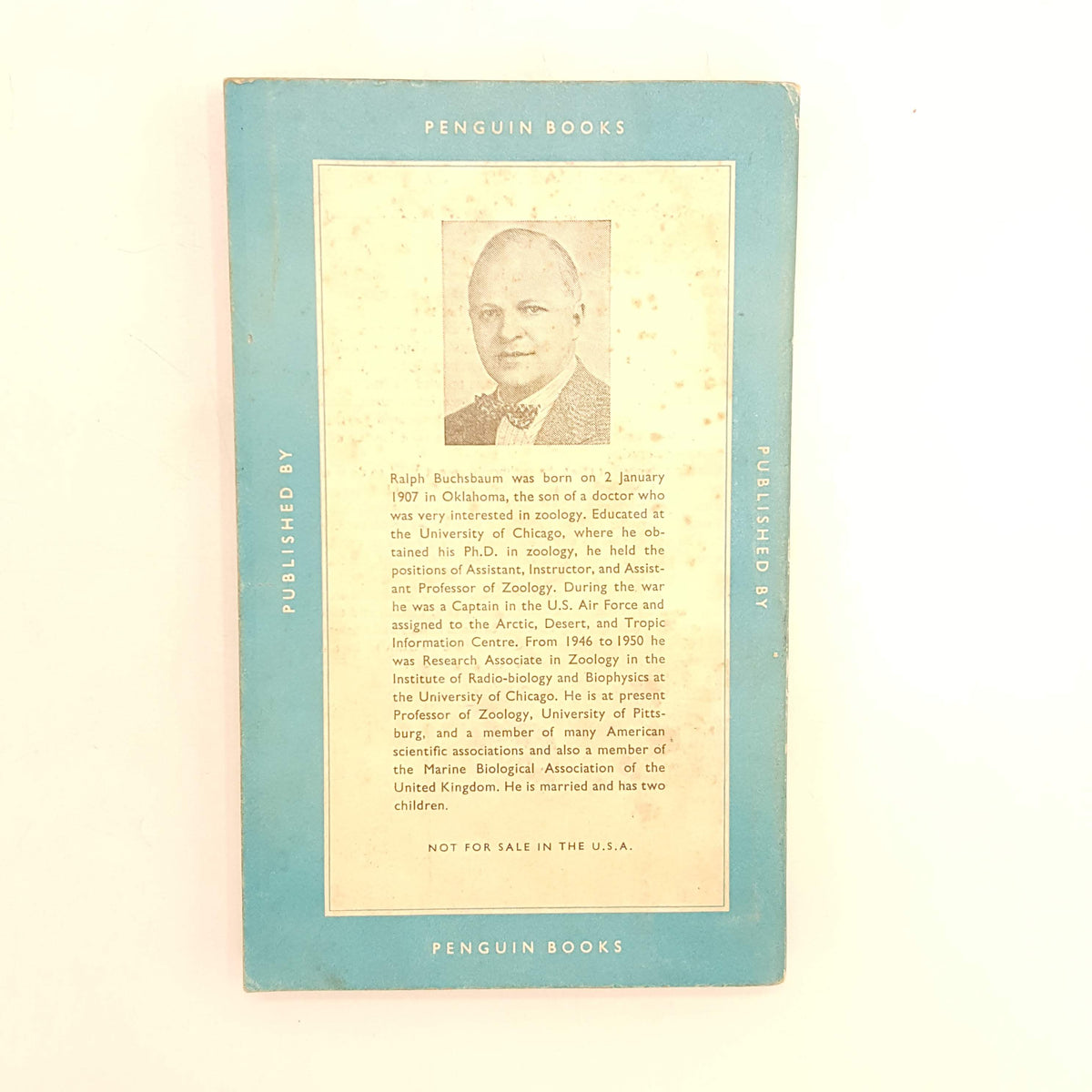 Animals without Backbones: Vol 2 by Ralph Buchsbaum 1960 - Penguin